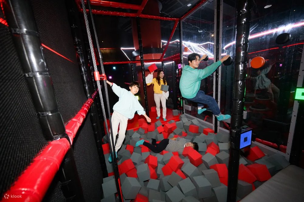 JOYPOLIS SPORTS 三大主題區 1. G/F 的忍者道場「NINJA DOJO」