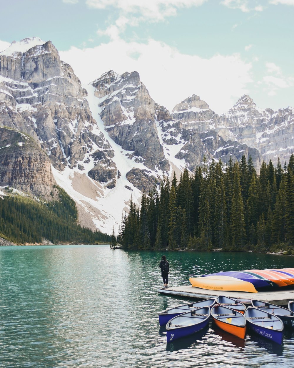 Moraine Lake in canada