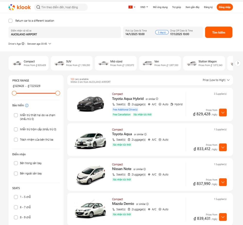 Kinh Nghiệm Thuê Xe Tự Lái Ở New Zealand