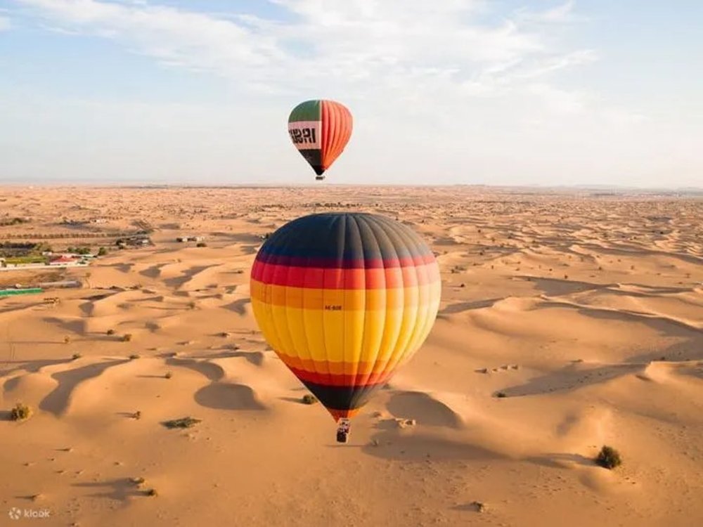 Hot Air Balloon in Dubai.