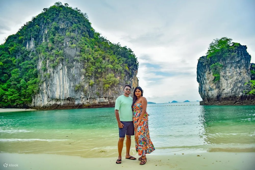 Indian Couple posing in Krabi