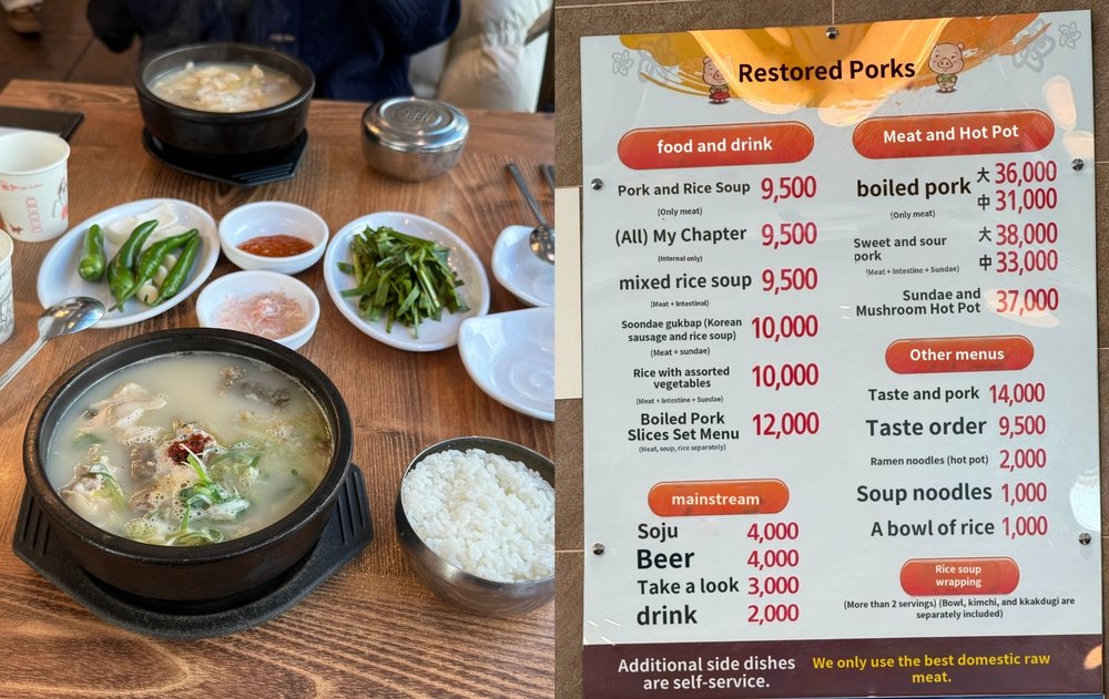 Papago Image Translation - Dwaeji Gukbap