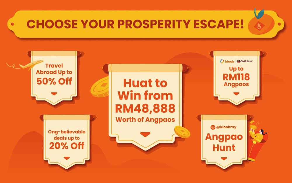 Klook CNY 2025 travel promo