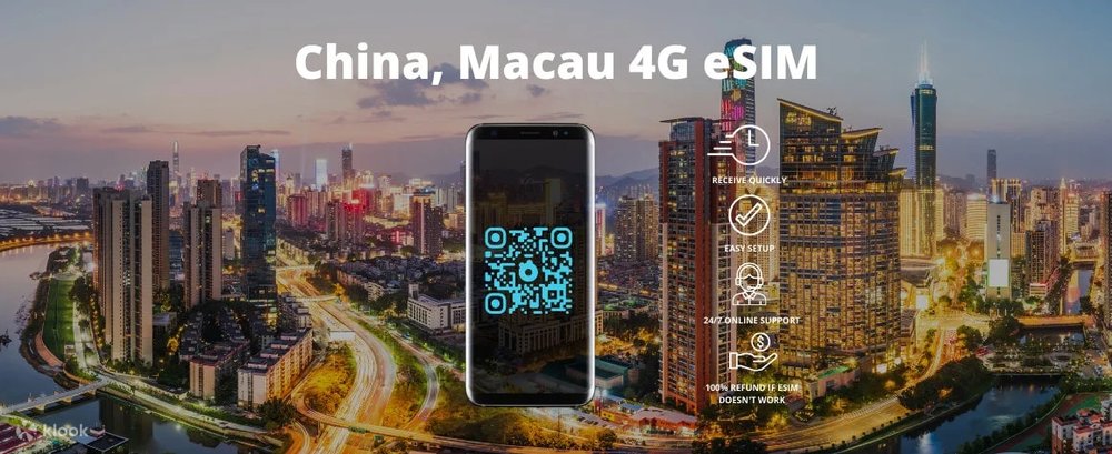 eSIM Trung Quốc Và Ma Cao
