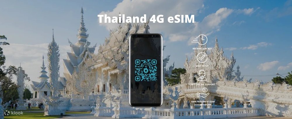 eSIM Thái Lan Bao Gồm Internet Không Giới Hạn và Cuộc Gọi