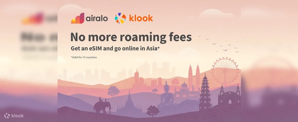 eSIM Châu Á 1GB - 100GB Của Airalo