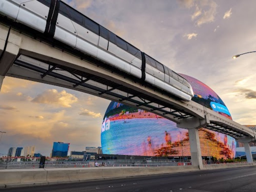 ラスベガス スフィア  Sphere モノレール