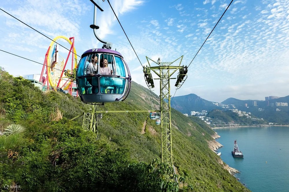 海洋公園必玩設施, 海洋公園登山纜車, 香港海洋公園攻略