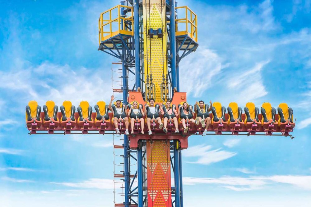 Thử Thách Với Trò Chơi Cảm Giác Mạnh Skydrop