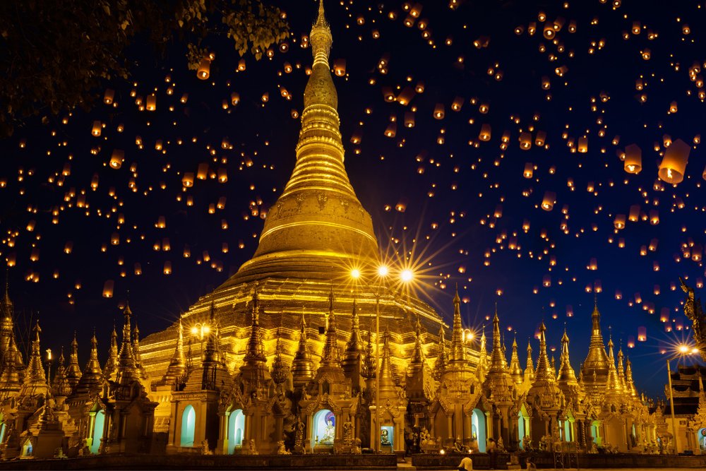 Chùa Shwedagon - Yangon