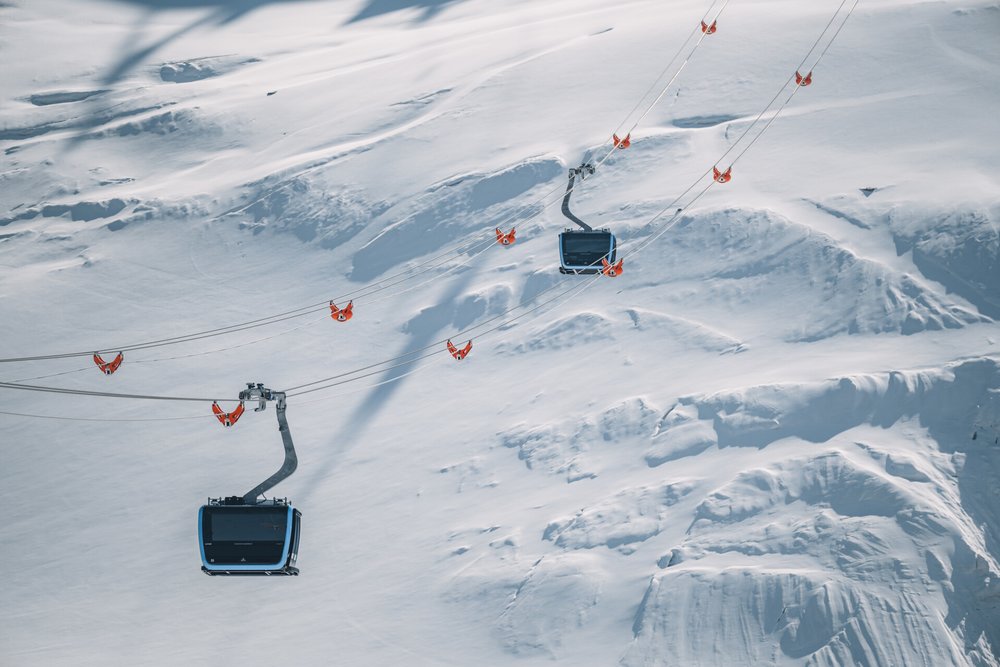Cable car over the Matterhorn
