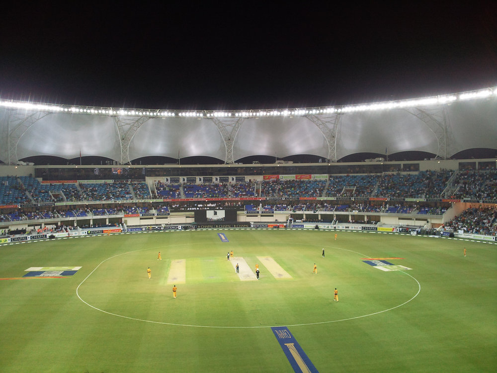 Venue of the IND vs PAK Match, the Dubai Cricket Stadium.