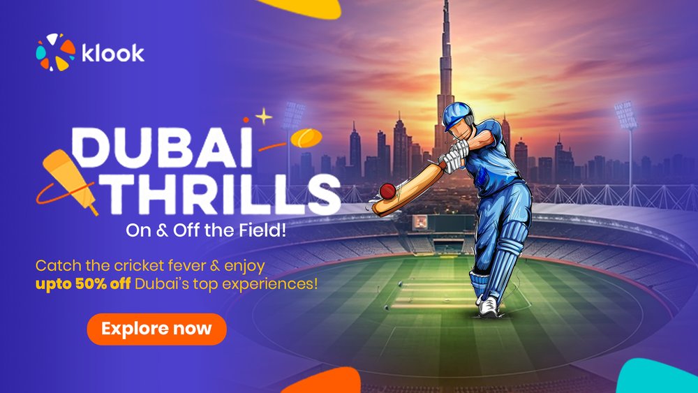 With the match in full swing, score unbeatable discounts on top experiences in Dubai! Credits : Klook