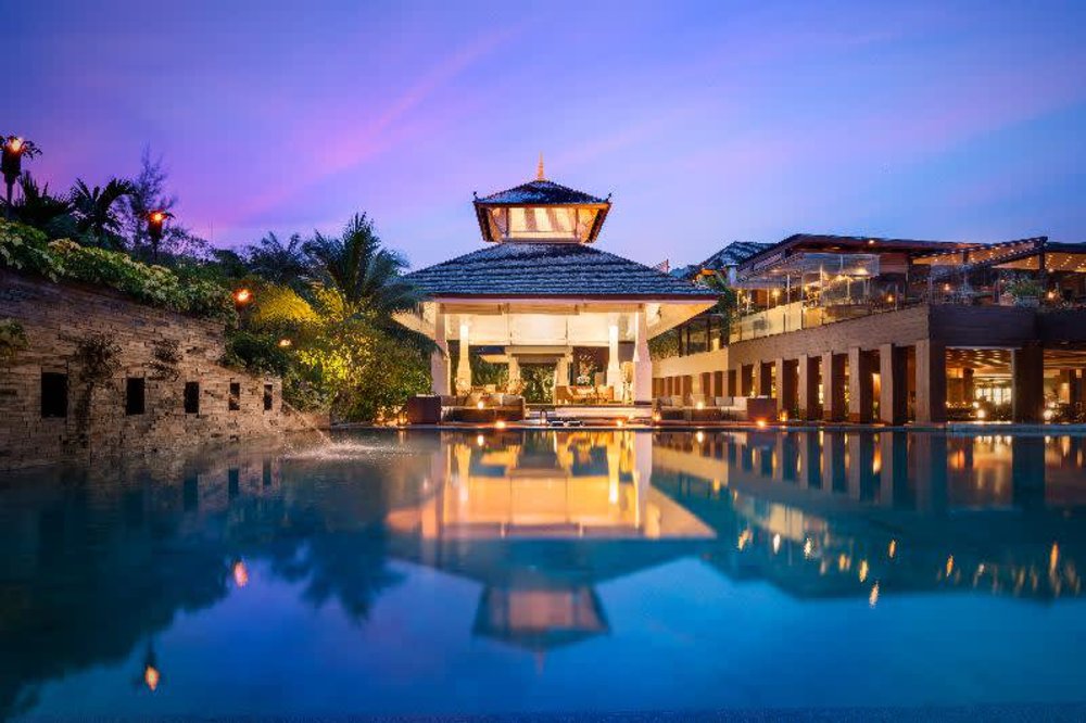 anantara layan phuket pool exterior shot