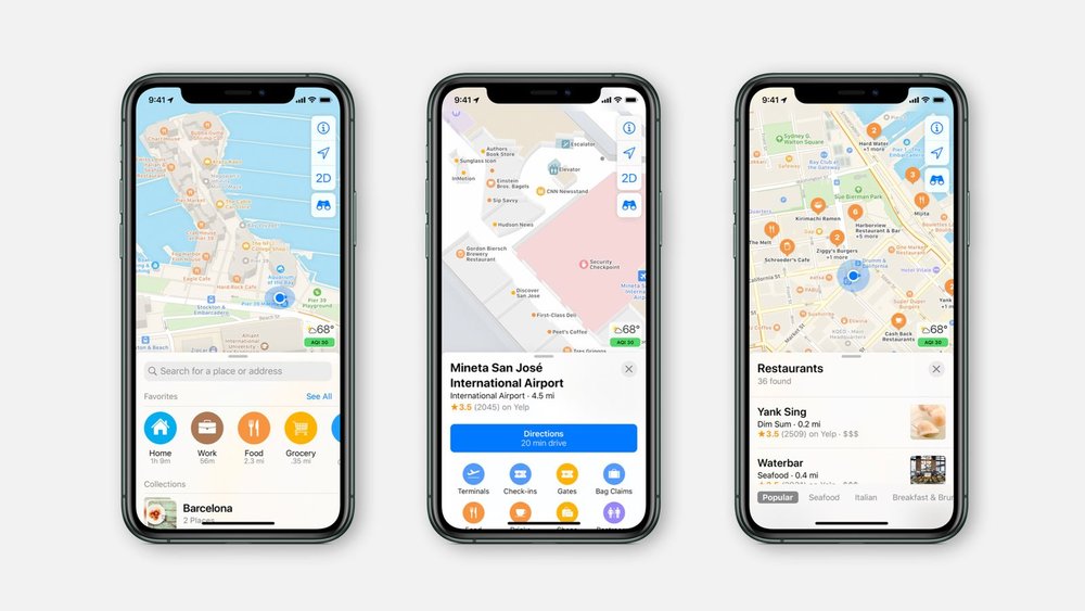 Ứng Dụng Bản Đồ Apple Maps Cho iPhone