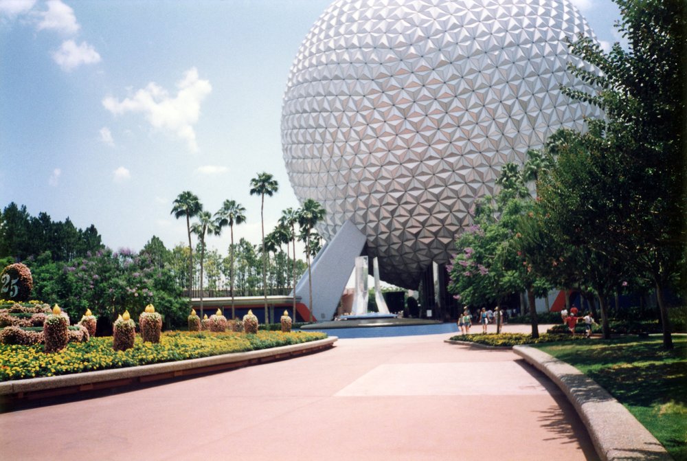 orlando itinerary - Epcot Center main entrance
