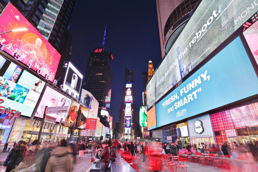 orlando itinerary - Times Square New York at night