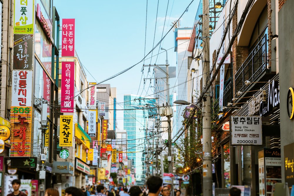 Khu Mua Sắm Myeongdong - Seoul 