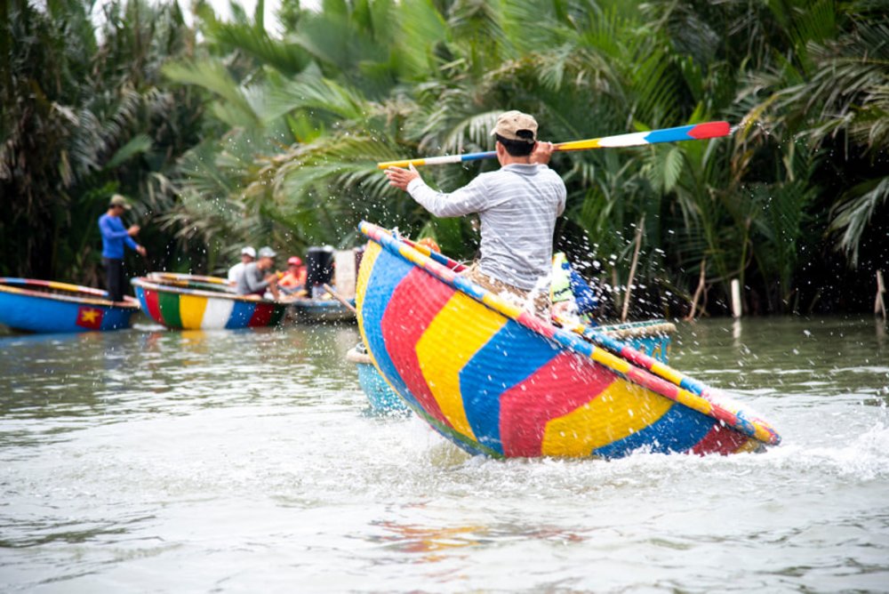 Basket Boat Ride in Cam Thanh Coconut Village, Hoi An