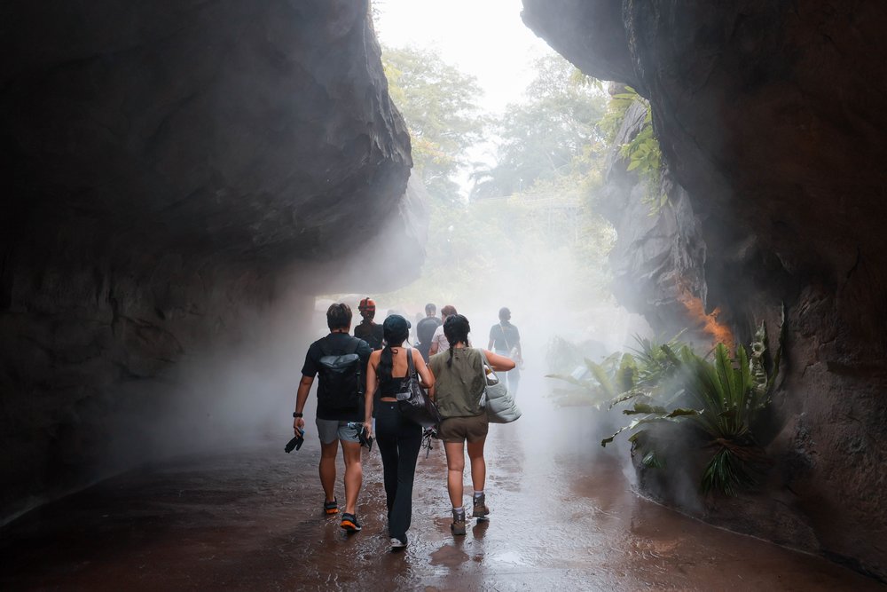 Rainforest Wild ASIA at Mandai Wildlife Reserve Singapore - Entrance Gorge