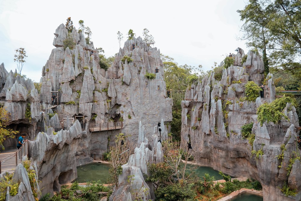 Rainforest Wild ASIA at Mandai Wildlife Reserve Singapore - The Karsts