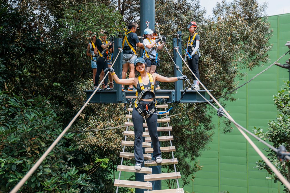 Rainforest Wild ASIA at Mandai Wildlife Reserve Singapore - Langur Observation Deck