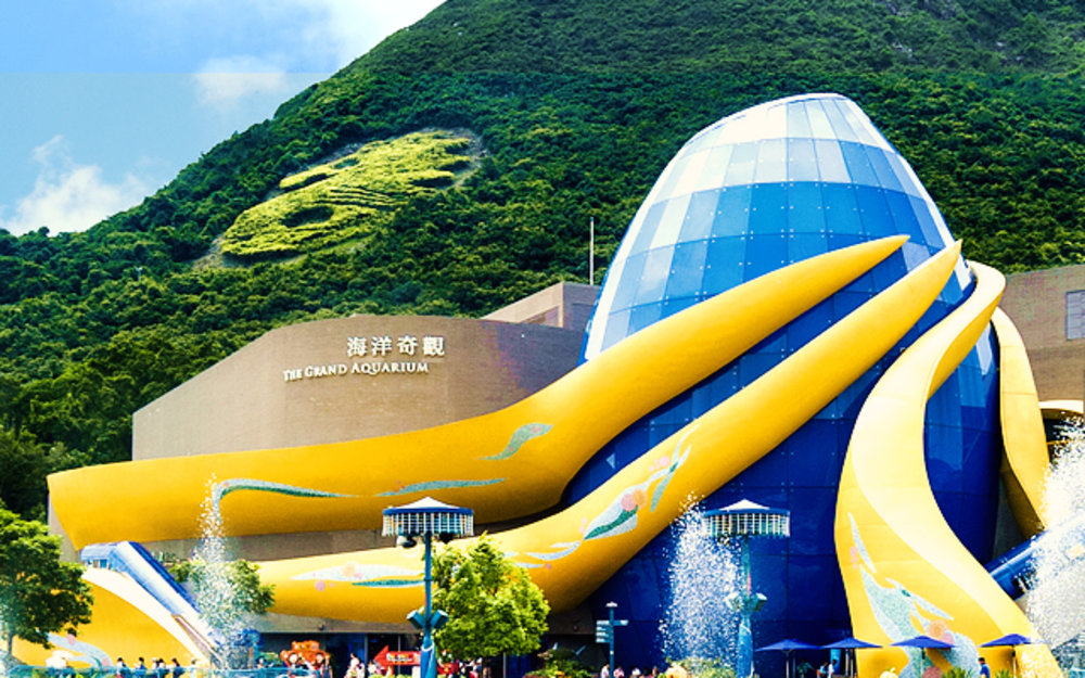  Khu Vực Marine World - Ocean Park Hồng Kông 