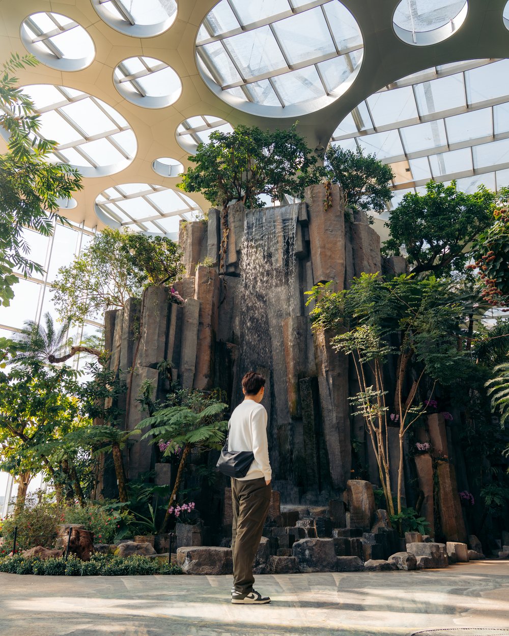 Shanghai Itinerary for First Timers - Shanghai Greenhouse Garden Waterfall