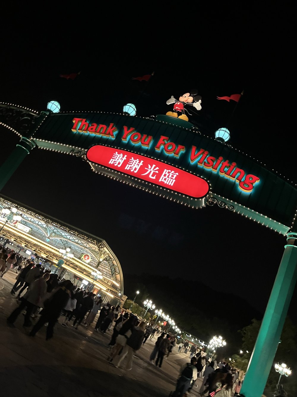 香港ディズニーランド Duffy and Friends Play Daysに今年も参加！　夜　ゲート