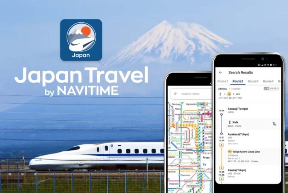 Japan Travel by NAVITIME – App Tra Cứu Tuyến Đường Tàu