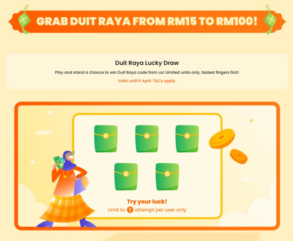 [MY - EN] Duit raya giveaway ramadan raya promo 2025