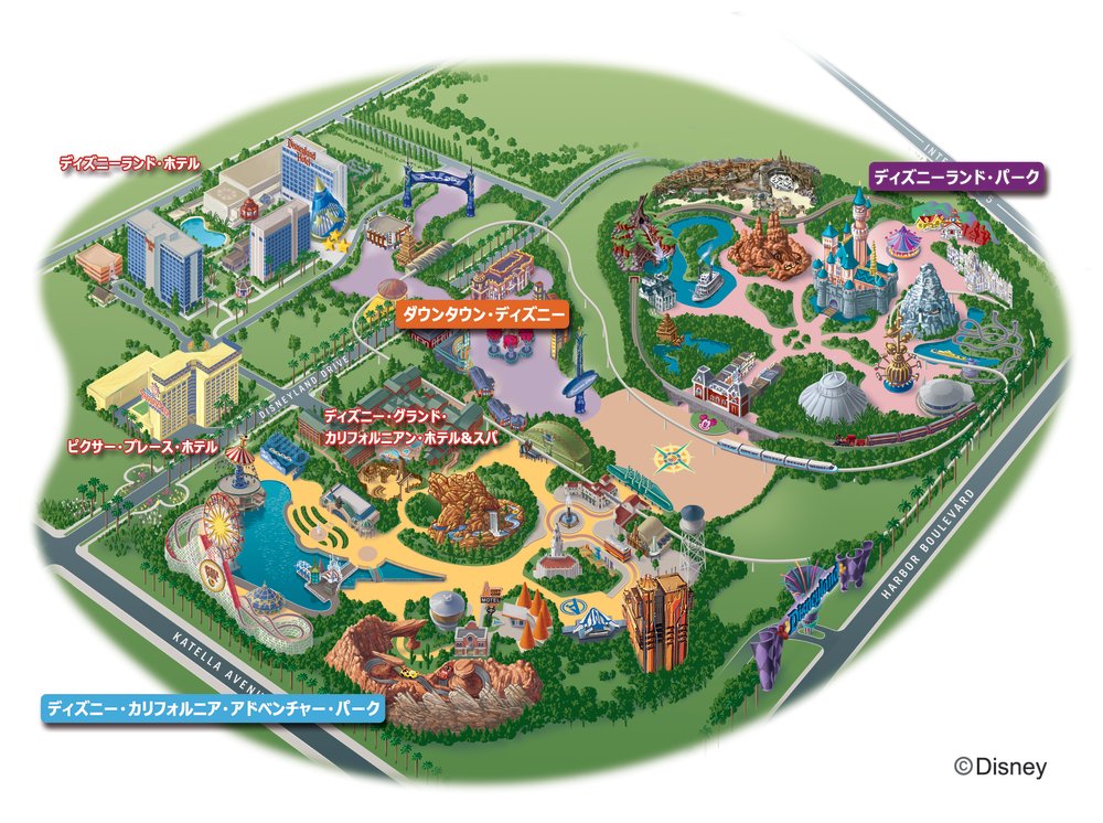 カリフォルニア ディズニーランド・リゾート 70周年イベント最新情報 マップ