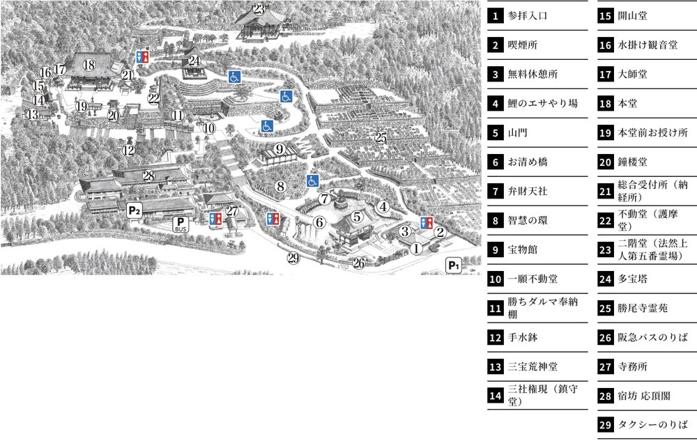 勝尾寺 大阪 大阪勝尾寺 勝尾寺一日遊 大阪勝尾寺景點推薦 勝尾寺達摩不倒翁