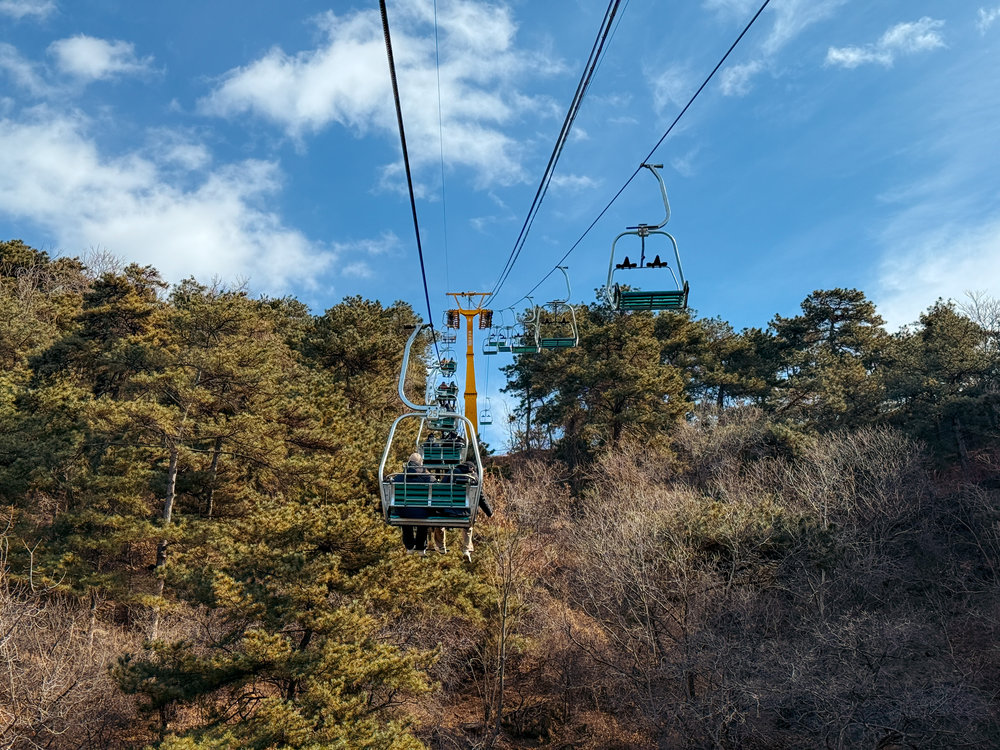 กำแพงเมืองจีนมู่เถียนยวี่ ปักกิ่ง – กระเช้าเก้าอี้เปิดไปยังหอคอยหมายเลข 6