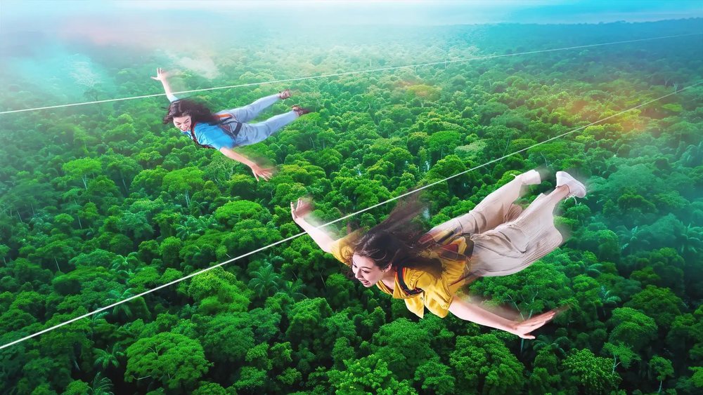 JUNGLIA Okinawa Theme Park in Japan - Sky Phoenix