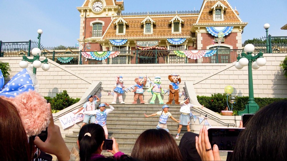 香港ディズニーランド　ダッフィー　ダッフィー&フレンズ　ショー１