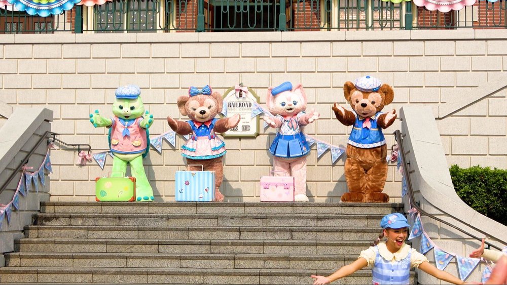 香港ディズニーランド　ダッフィー　ダッフィー&フレンズ　ショー　リーナ・ベル　オル・メル　シェリーメイ