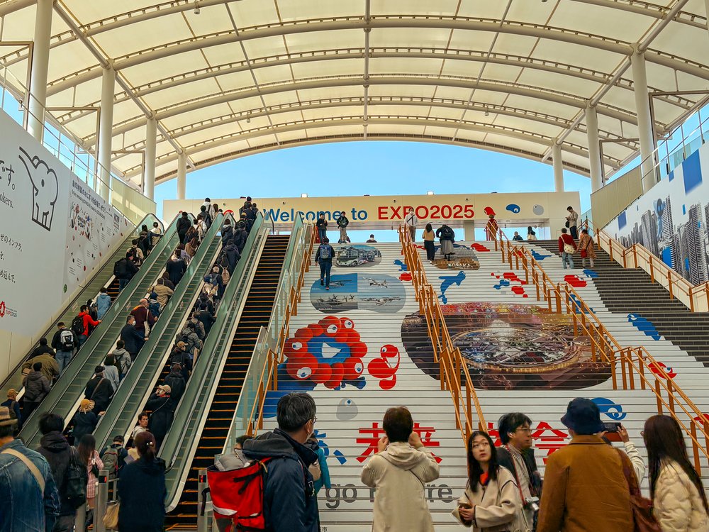 Osaka Expo 2025 Visitors Guide - Visitors Entering the Expo