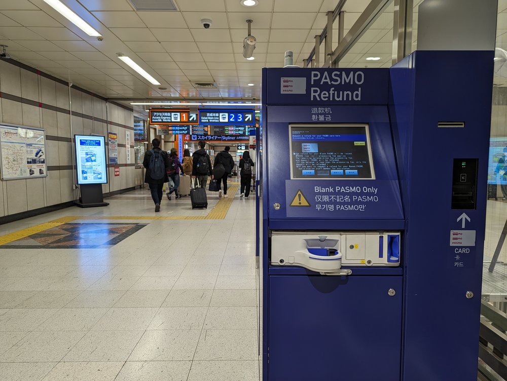 Cách Trả Lại Thẻ PASMO Để Nhận Lại Tiền Cọc