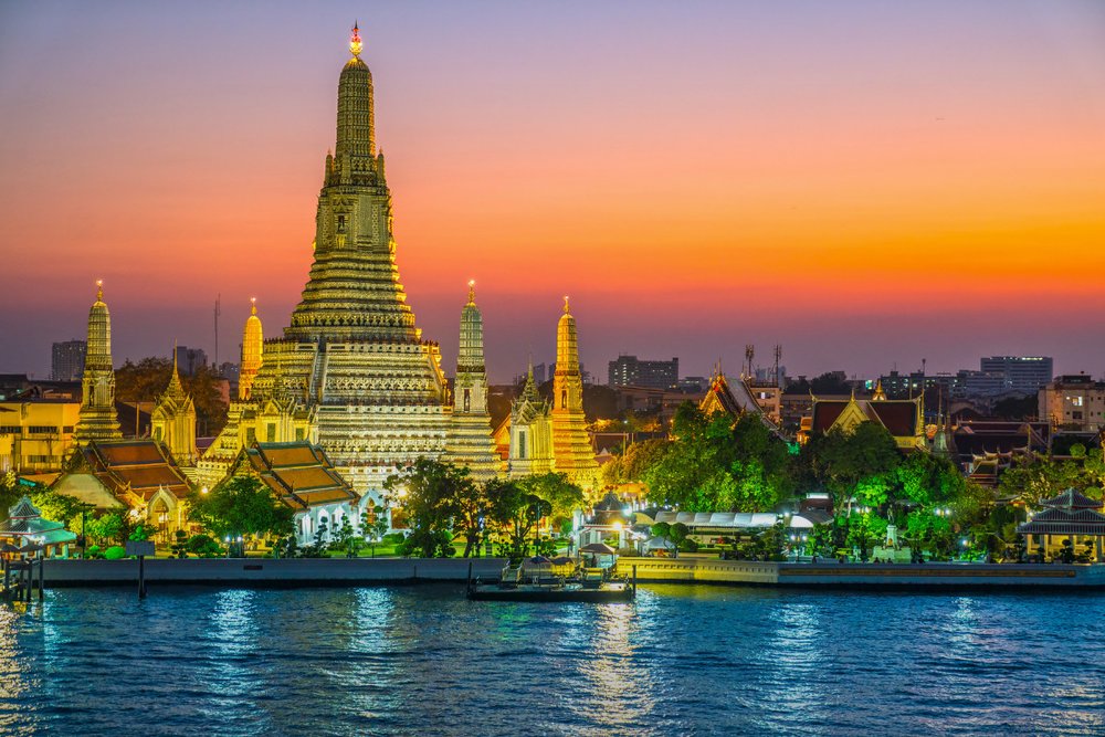 Chùa Phật Nằm Wat Pho và Chùa Bình Minh Wat Arun