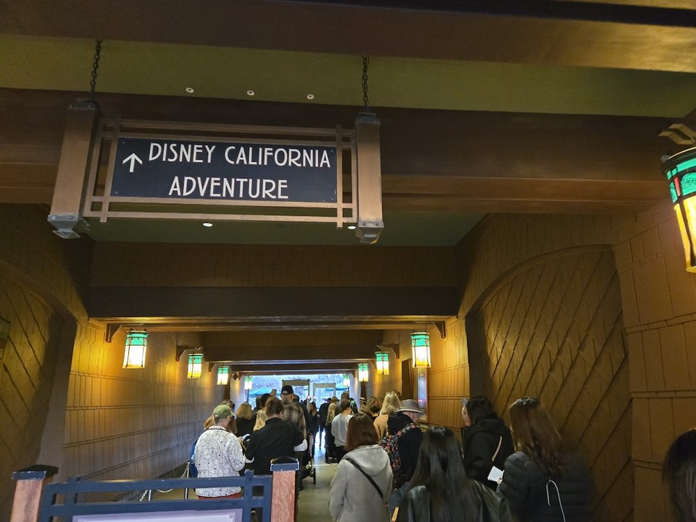 4100 DLR Disney California Adventure Sign