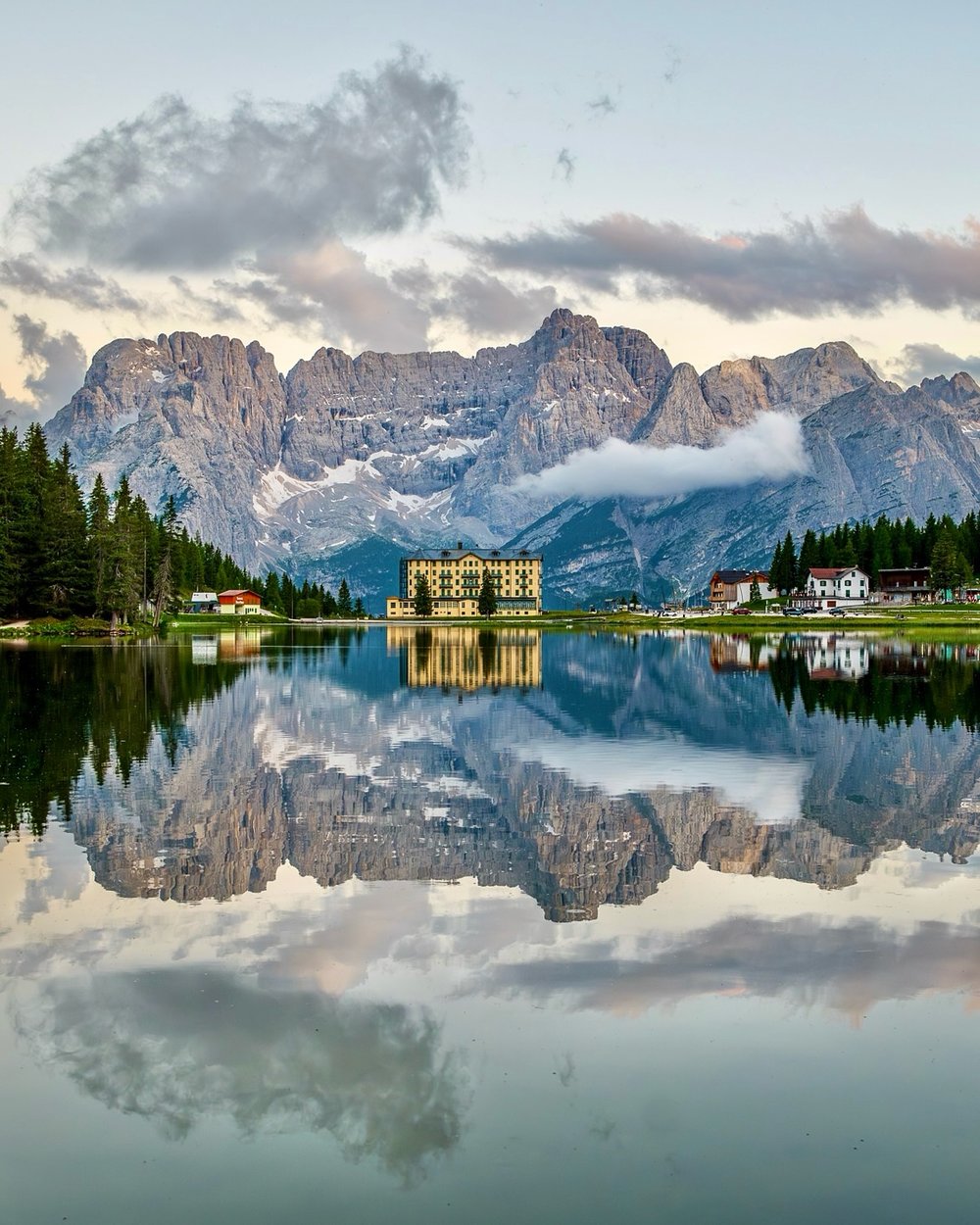 多洛米蒂山,多洛米蒂,米蘇里納湖,Lago di Misurina