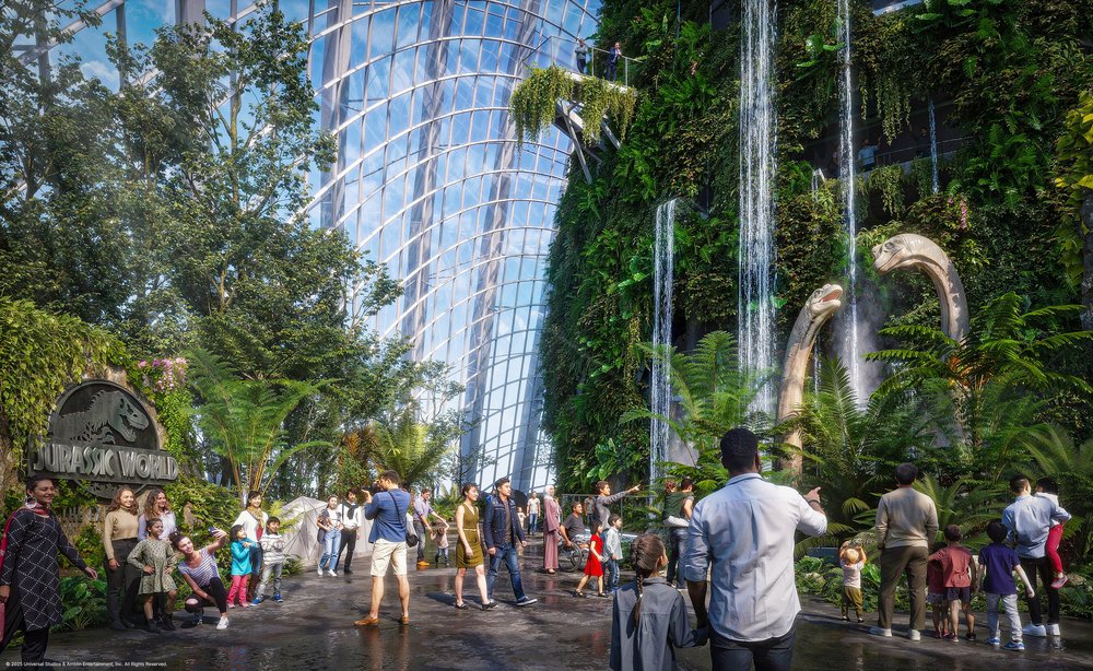 jurassic world experience gardens by the bay
