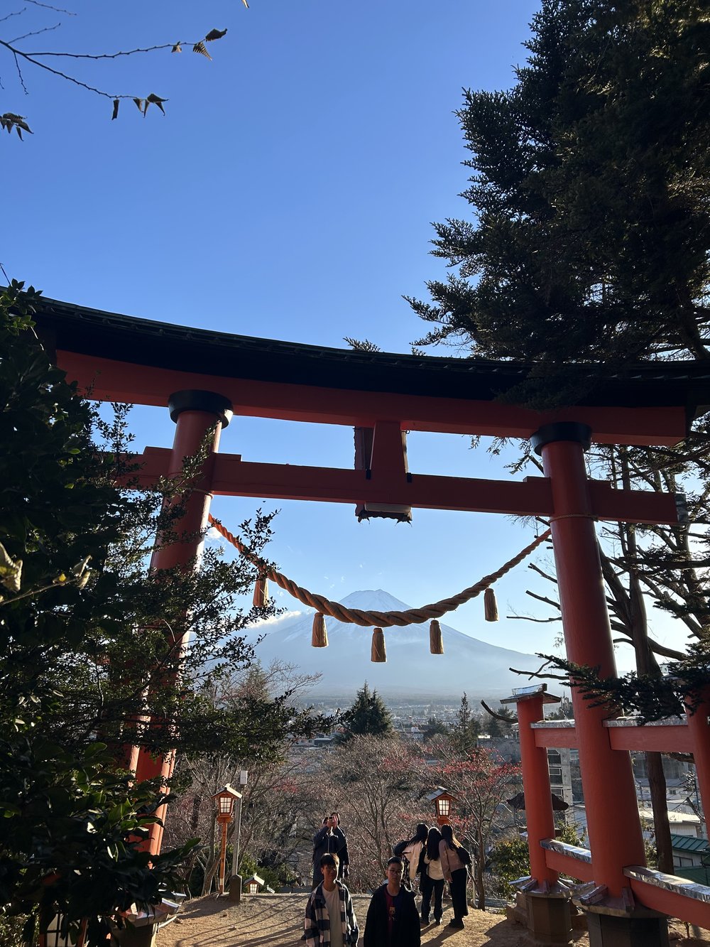 下吉田站｜櫻花、五重塔、超好拍街道