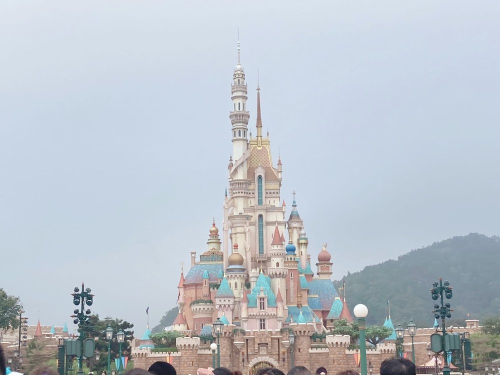 香港ディズニーランド　お城
