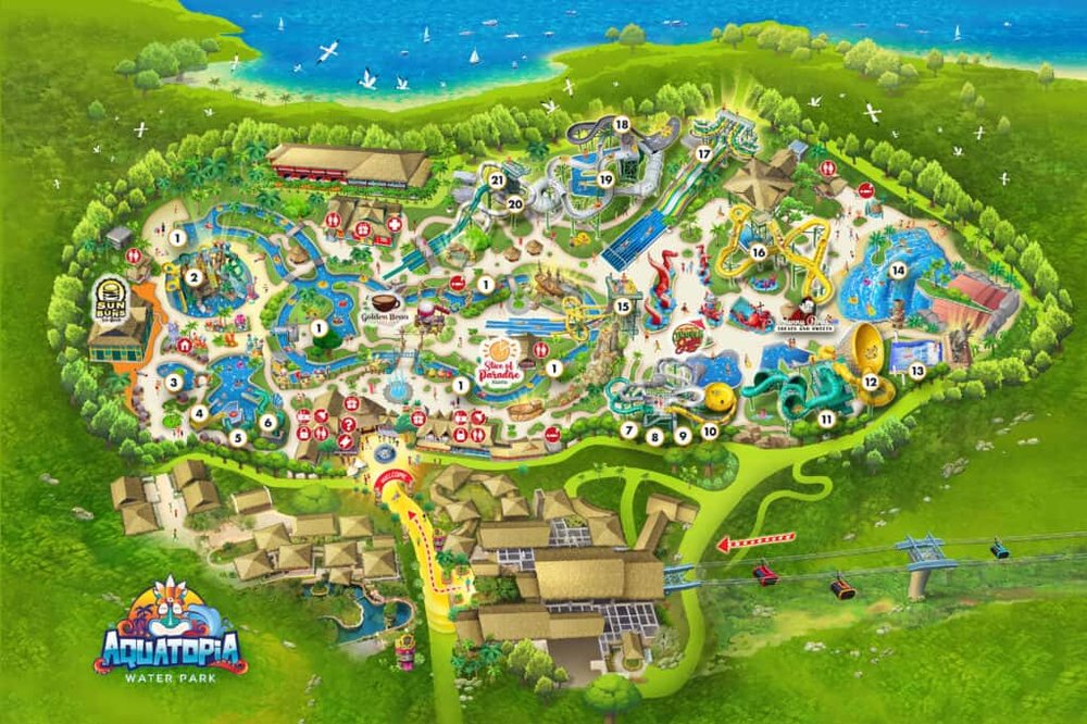 Công Viên Nước Aquatopia Hiện Đại Giữa Đảo Ngọc