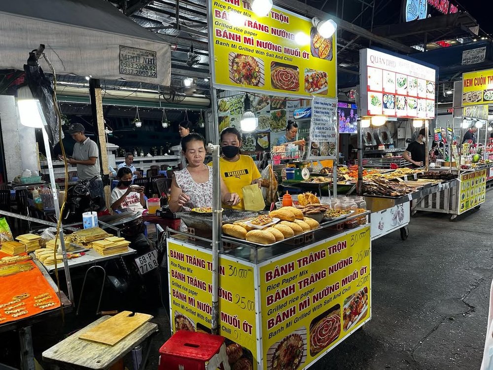 富國島夜市, 富國夜市美食, 楊東夜市美食, 楊東夜市, 烤米紙