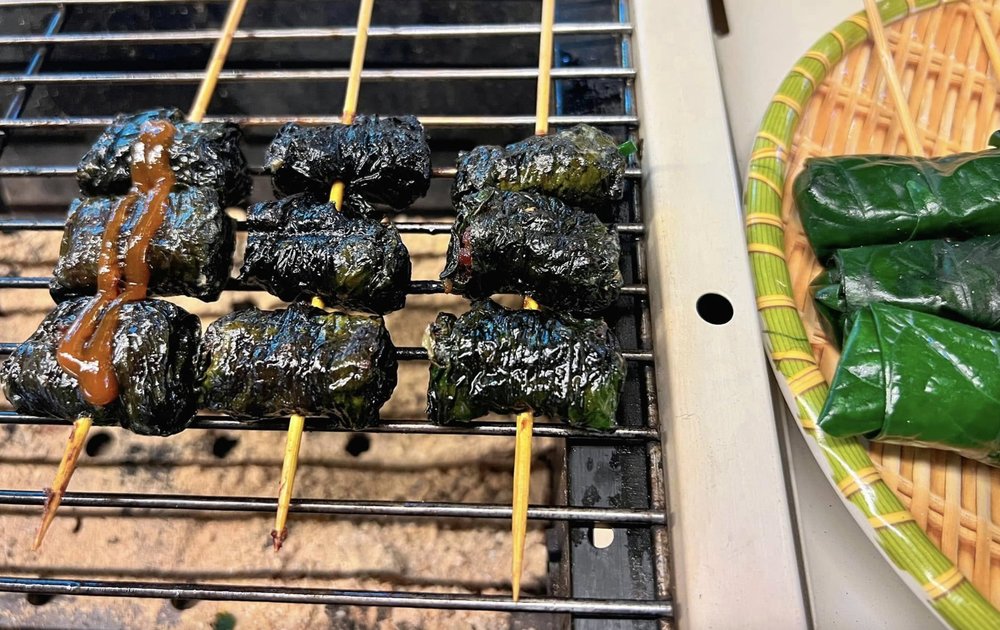 富國島夜市, VUI-Fest Bazaar海濱夜市美食, 日落小鎮夜市,H'Corner Food Cart 烤葉牛肉串