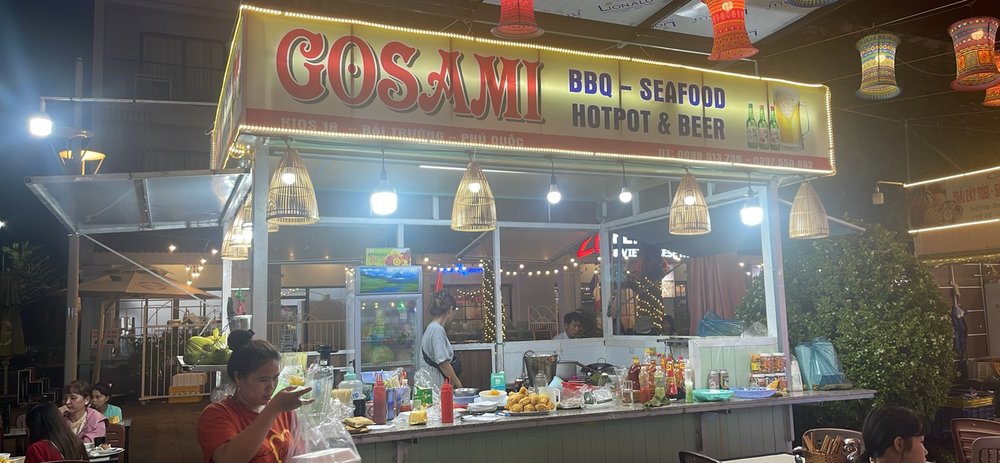 Sonasea Night Market, Sonasea夜市美食,海鮮, Gosami Seafood BBQ 燒雞串海鮮餐