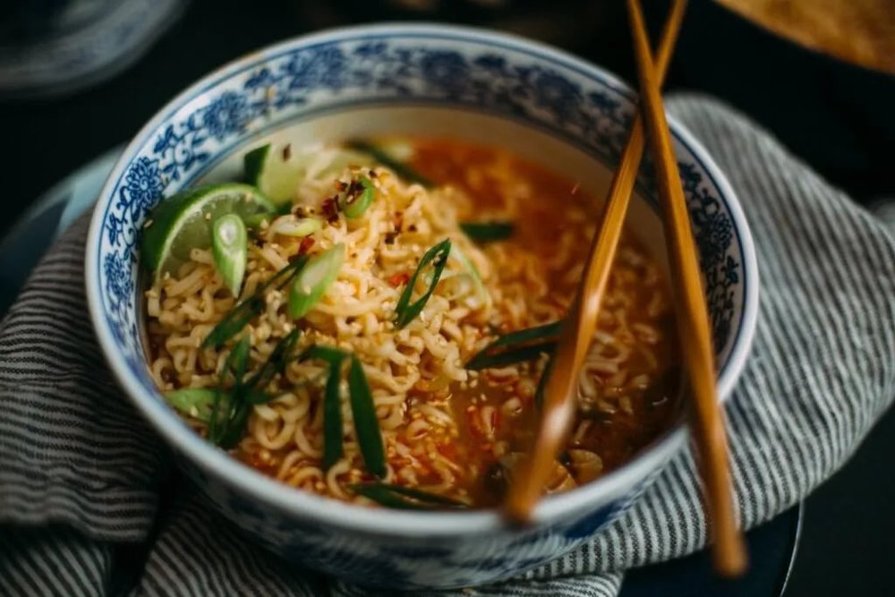Tom Yum Ramen Noodle Soup (Source: The Chutney Life)